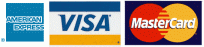 Logos of accepted credit
         cards